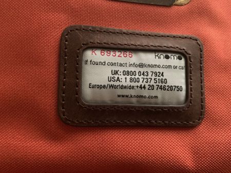 Knomo Messenger Bag London, Top Zustand, Schwarz, Uni