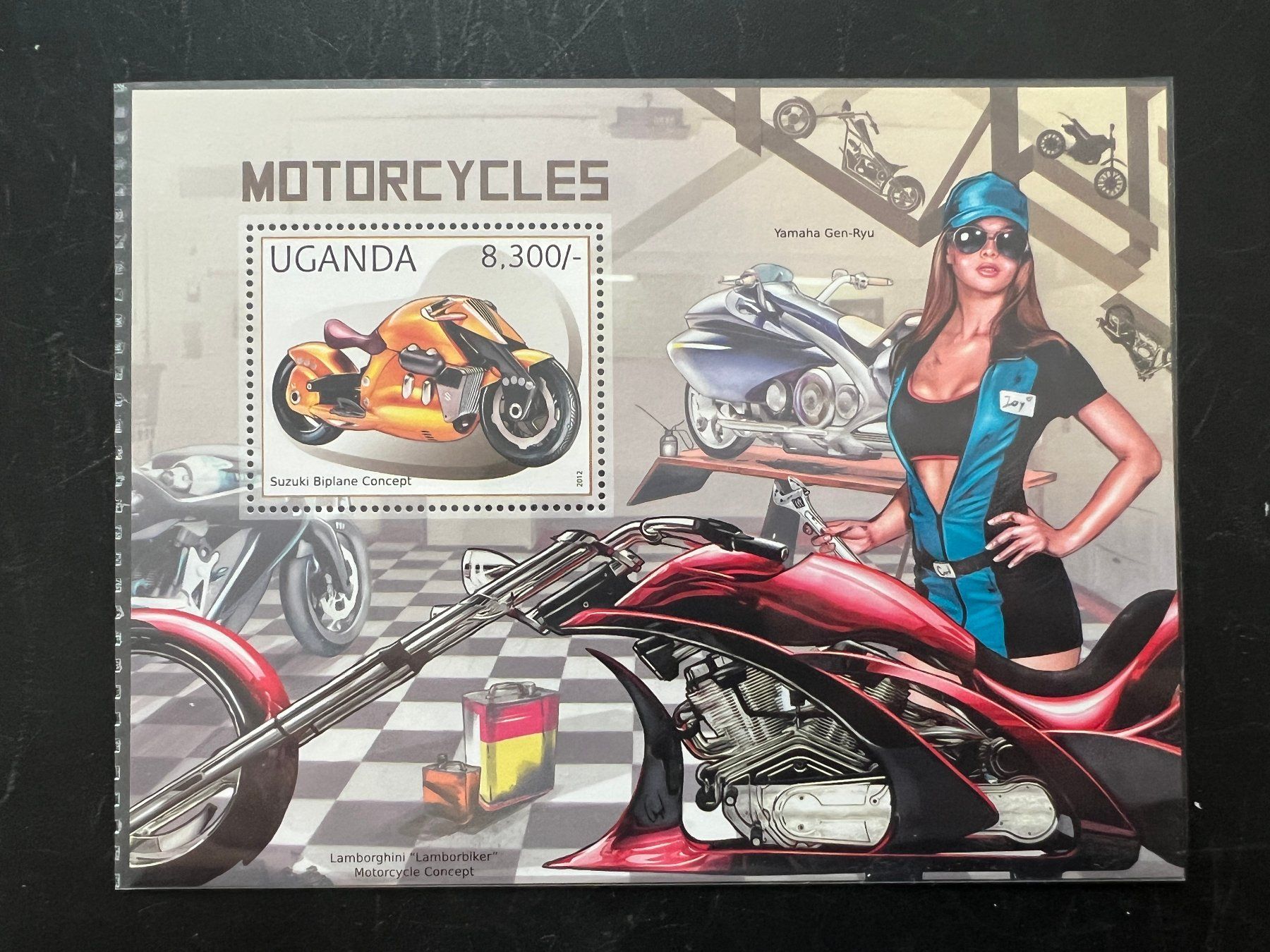 Alle Briefmarken: 2012 Uganda Suzuki  ** Block   (A538) – Neu (gemäss Beschreibung) aus Hinwil von Sidi4