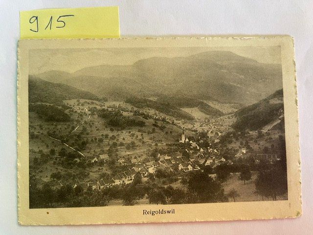 Cartoline postali: alte Ansichtskarte Reigoldswil, 1917 – Usato da Niederwil AG venduto da dahu75