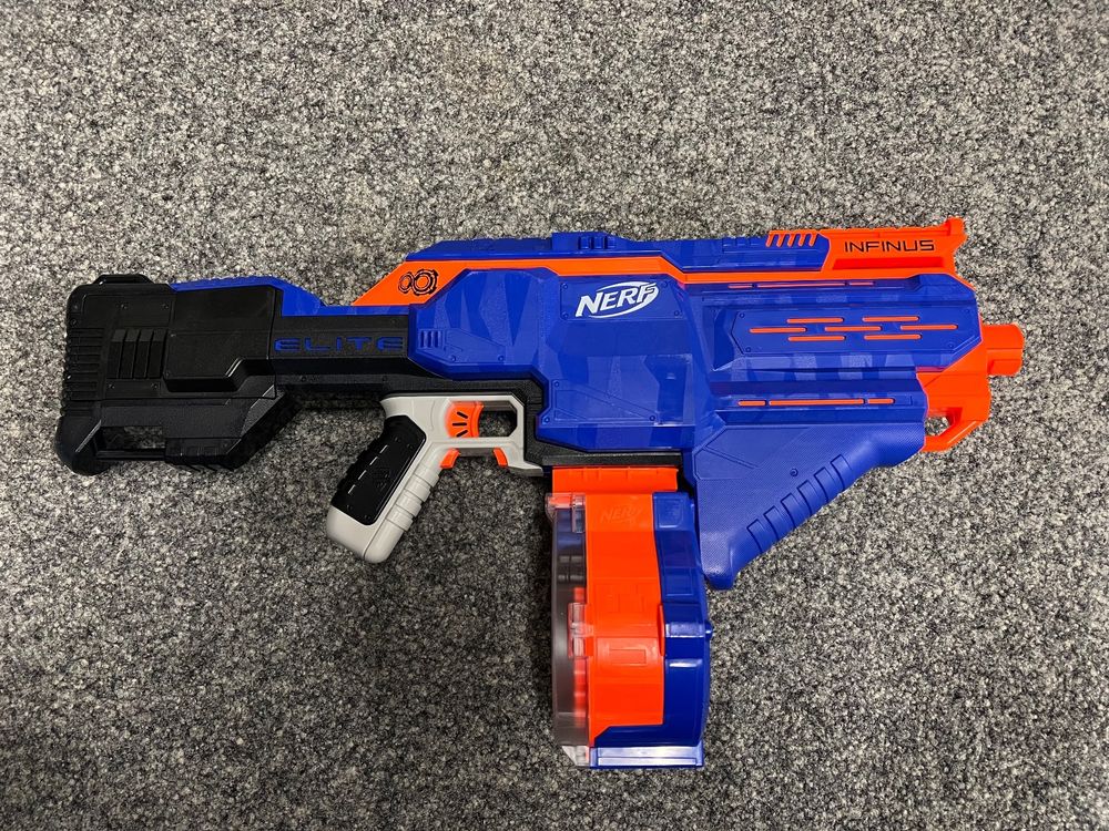 NERF Infinus mit Trommelmagazin (Gebraucht) in Untersiggenthal für CHF ...