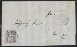1880 Brief WINIKON Zwergstempel Nr. 30 nach Triengen ab 1.-