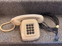 Telefon Autophon beige BT1-34 Baujahr 1984 gebraucht