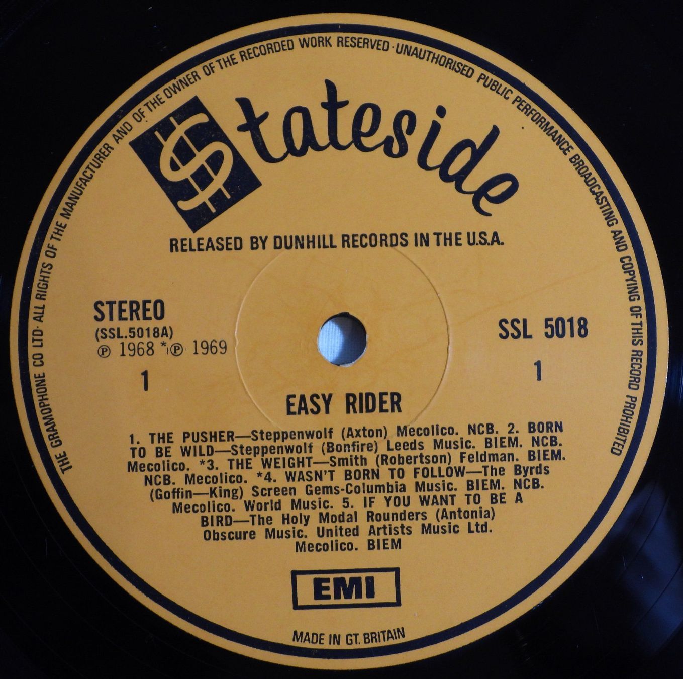 Dischi in vinile: EASY RIDER LP 1969 – Usato da Dübendorf venduto da mar_85sd 4