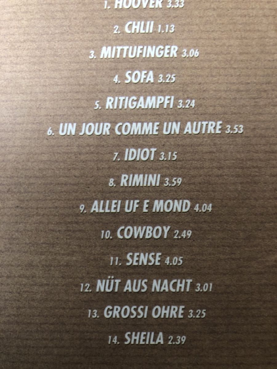 CD: Züri West - Hoover Jam - – Usato da Flaach venduto da rubo7 2