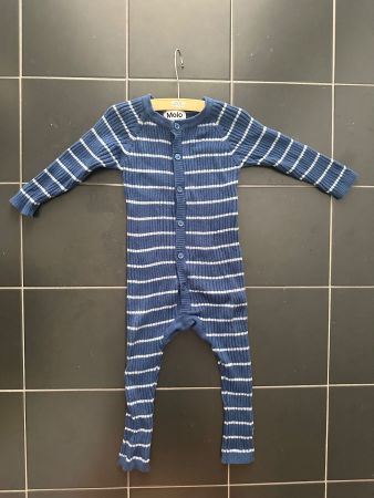 Molo Baby-Overall – Blau-Weiß gestreift – Neu Gr. 86
