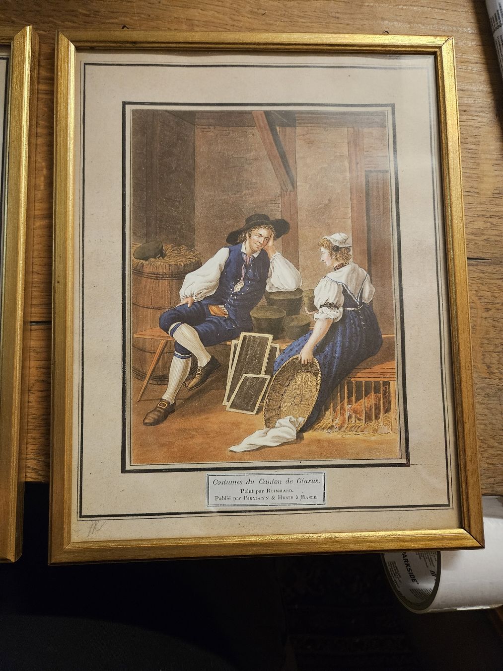 Foto & Immagini: Originale Schweizer Trachtenbilder 3er Set gerahmt – Usato da Rorschach venduto da TimelessTrading 4