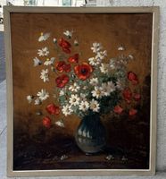 BIRON Clémence – Original Ölgemälde Blumenstillleben