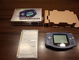 Gameboy Advance Indigo in OVP revidiert (refurbished)