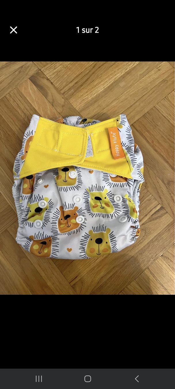Secchi per pannolini & Pannolini: Gros lot de 26 couches lavables et 23 inserts absorbant  – Usato da Vevey venduto da fer3ica 1