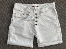 Short Jeans taille XXS blanc