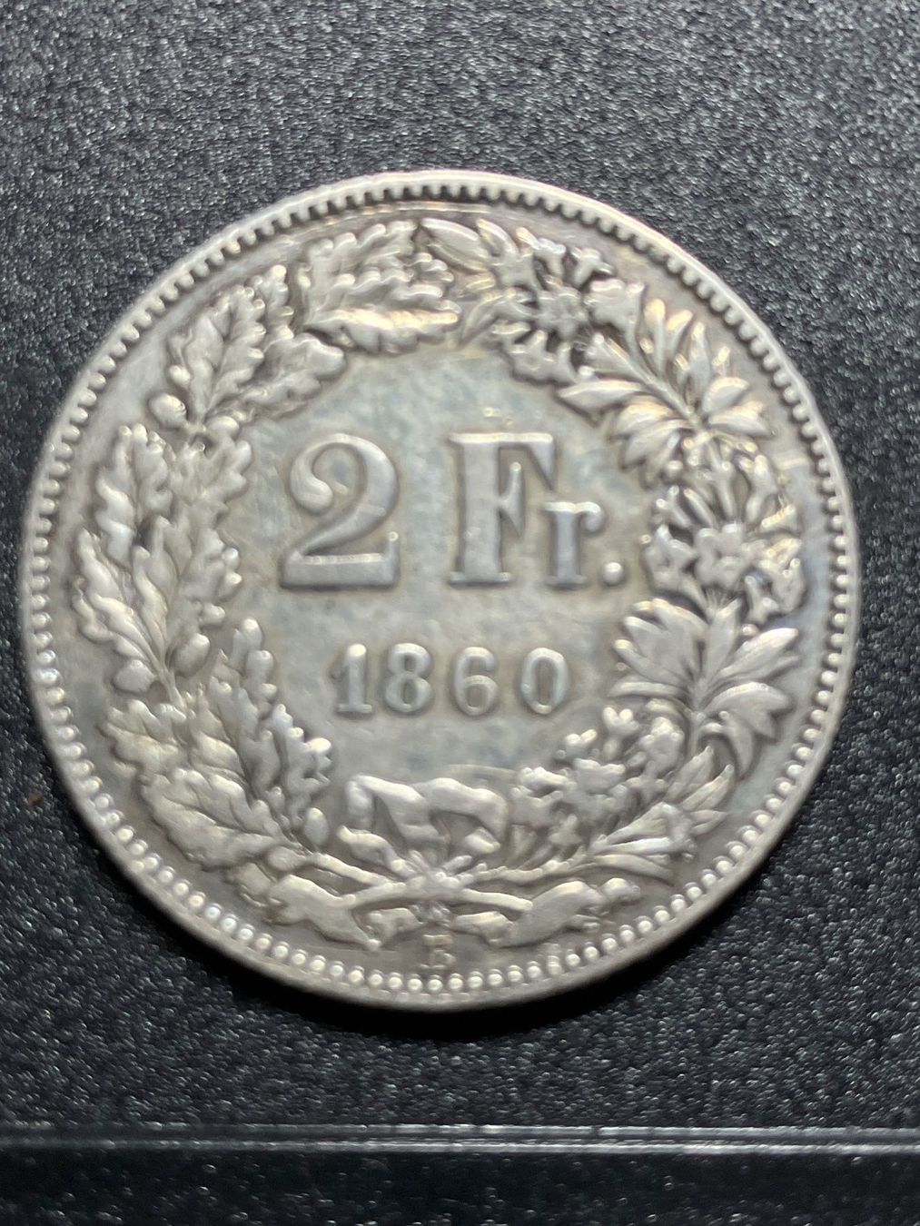 Tutti le monete: 2 Franken  1860    ss/vz – Usato da untervaz venduto da Wingert 1