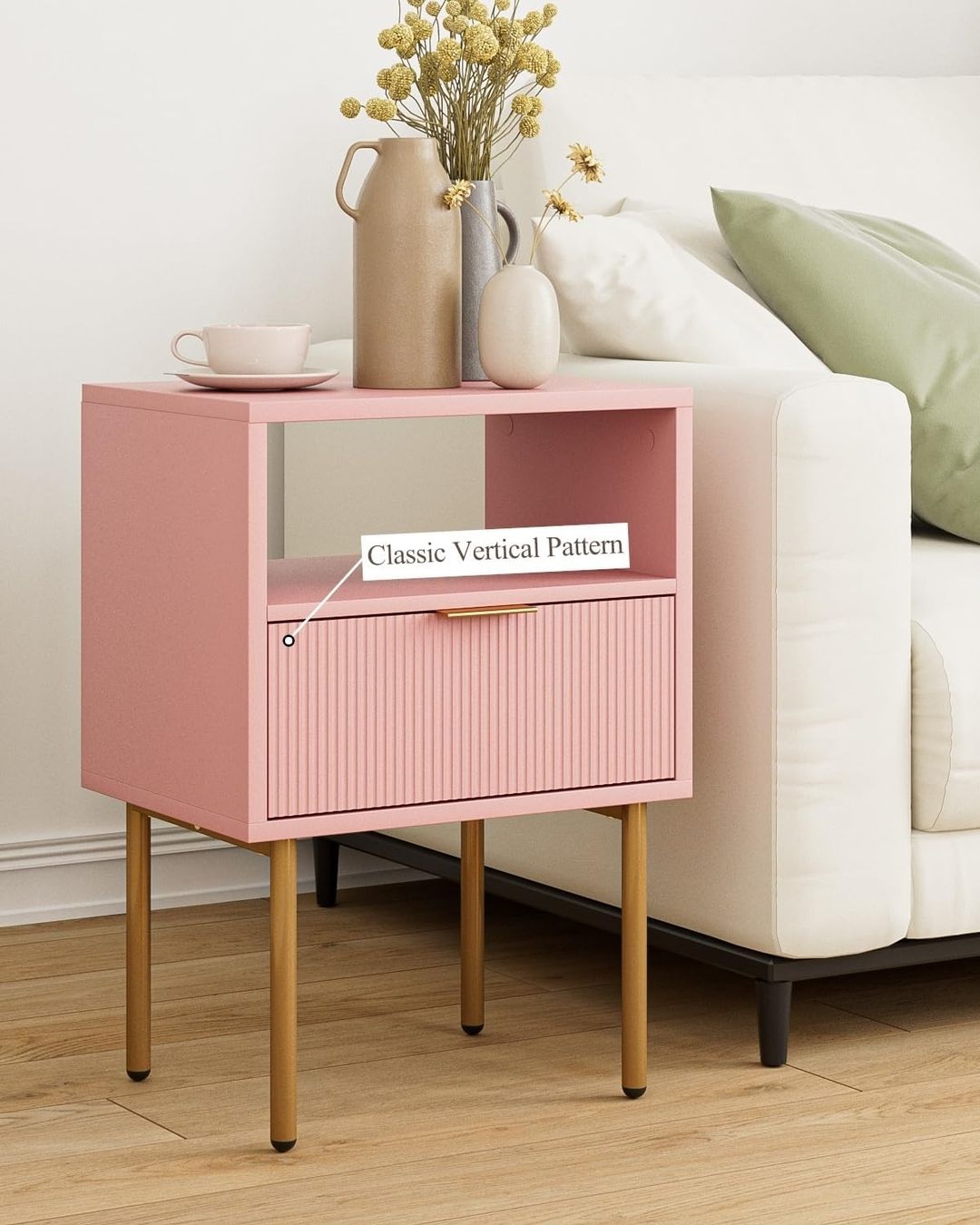 Nachttische: Pink bedside table - night stand – Neu (gemäss Beschreibung) aus Oberburg von aurora_ch 2
