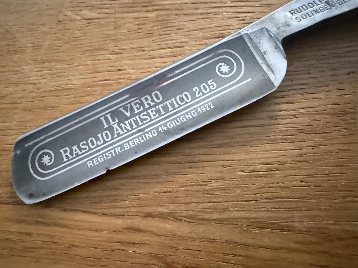 Rasoi & Lamette da barba: R. Schmidt Rasiermesser, Solingen, Germany, Klappmesser – Usato da Goldach venduto da Messerguru 1