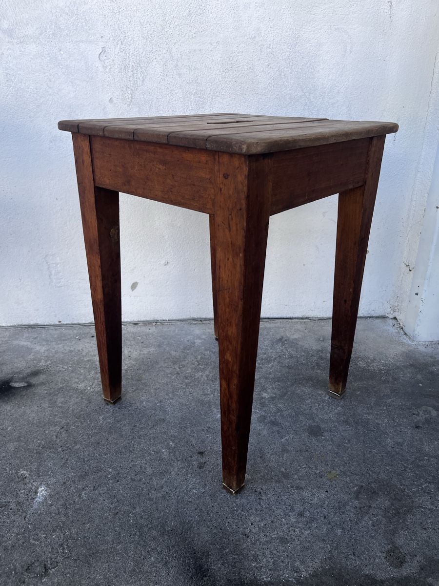 Sgabelli: Vintage Holz Hocker  – Usato da Bern venduto da fotolog111 8