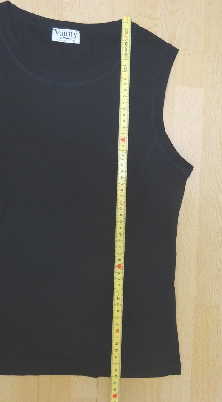 Top: Vanity - elastisches Top - schwarz - Grösse 38 – Usato da Zofingen venduto da Justizia_01 3