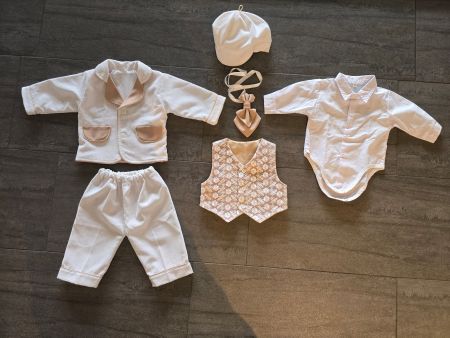 Festliches Baby-Taufgewand, Grösse 68
