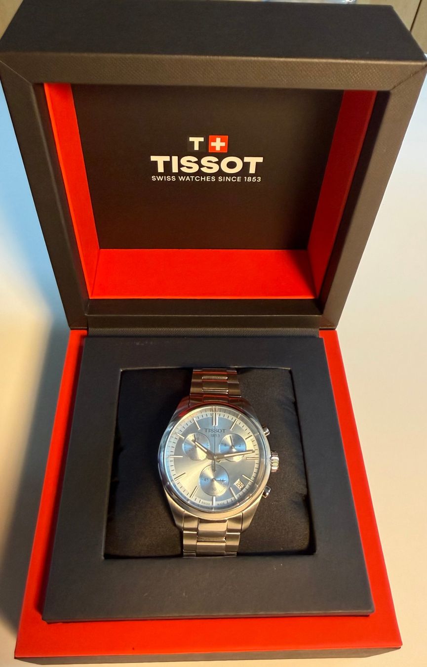 Tissot Uhren: Tissot PR 100 Chronograph 40 mm Hellblau – Neu (gemäss Beschreibung) aus Zürich von uru_29pg