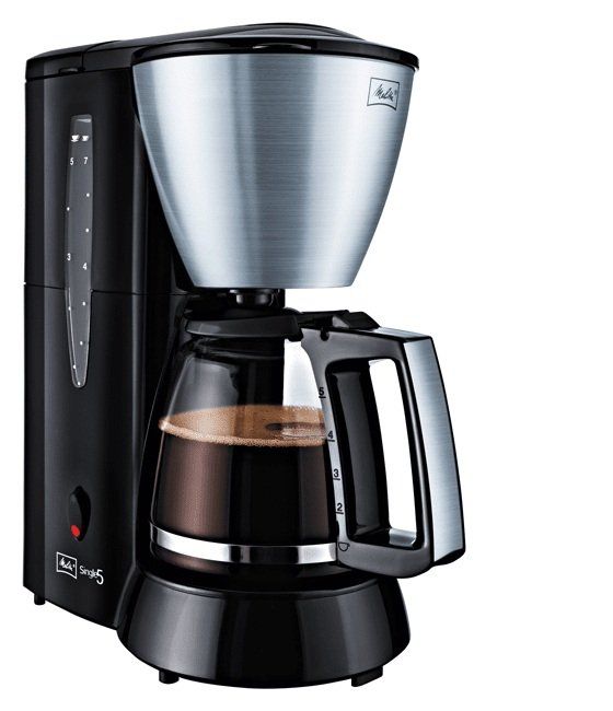 Melitta Machines à café & Machines à expresso: MELITTA Filterkaffeemaschine Single 5 schwarz-Edelstahl – Neuf (Voir description) à Kägiswil par nick333