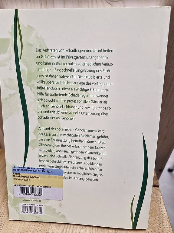 Libri: Schadbilder an Gehölzen – Nuovo (secondo la descrizione) da Malters venduto da marmot85 1