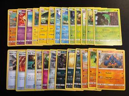 Pokemon - Lot x25 Sun-Moon EN