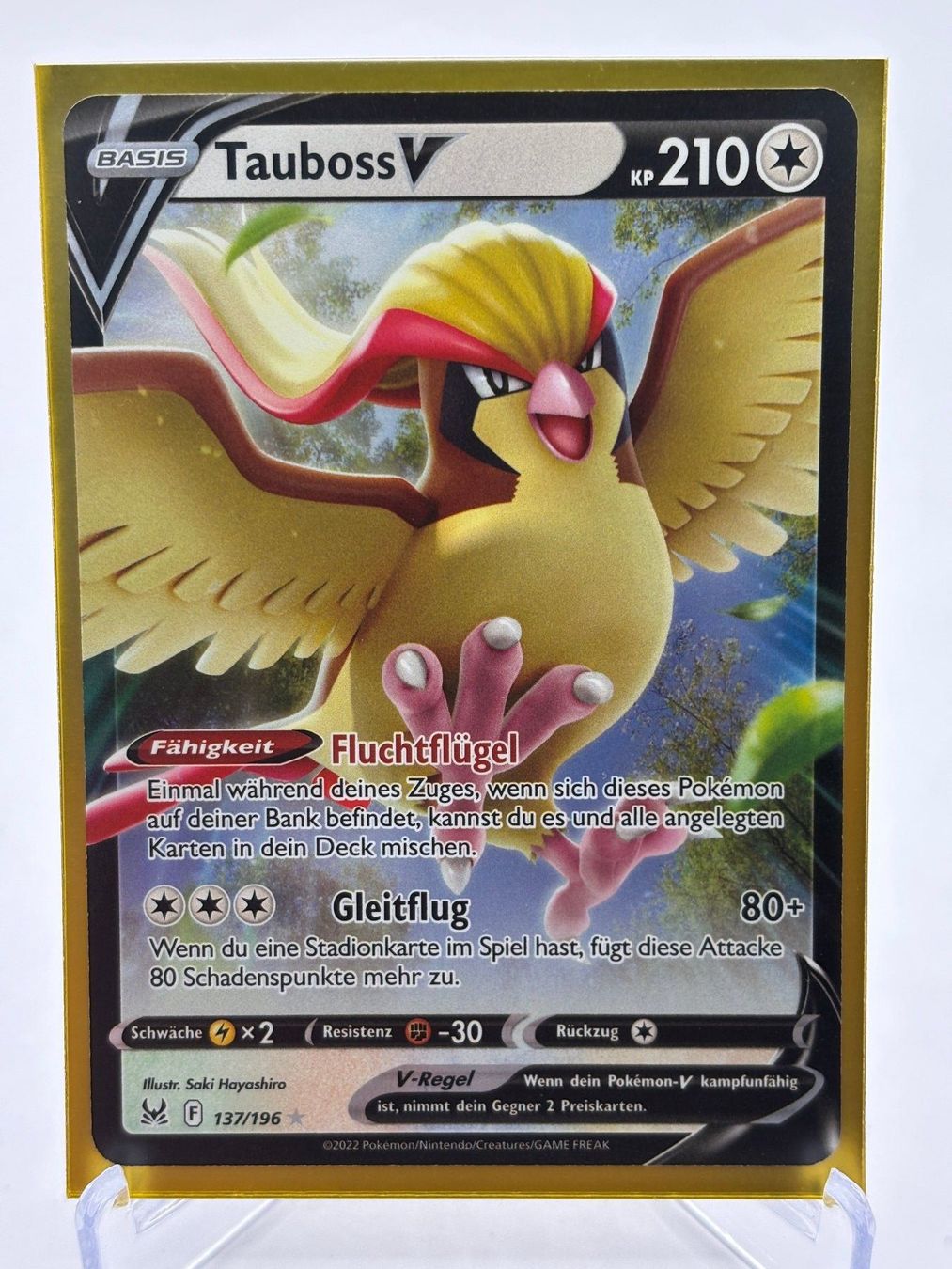 Pokémon Sammelbilder & Trading cards: Verlorener Ursprung - Tauboss V  (LOR 137) - DE – Neu (gemäss Beschreibung) aus Allschwil von Bullach