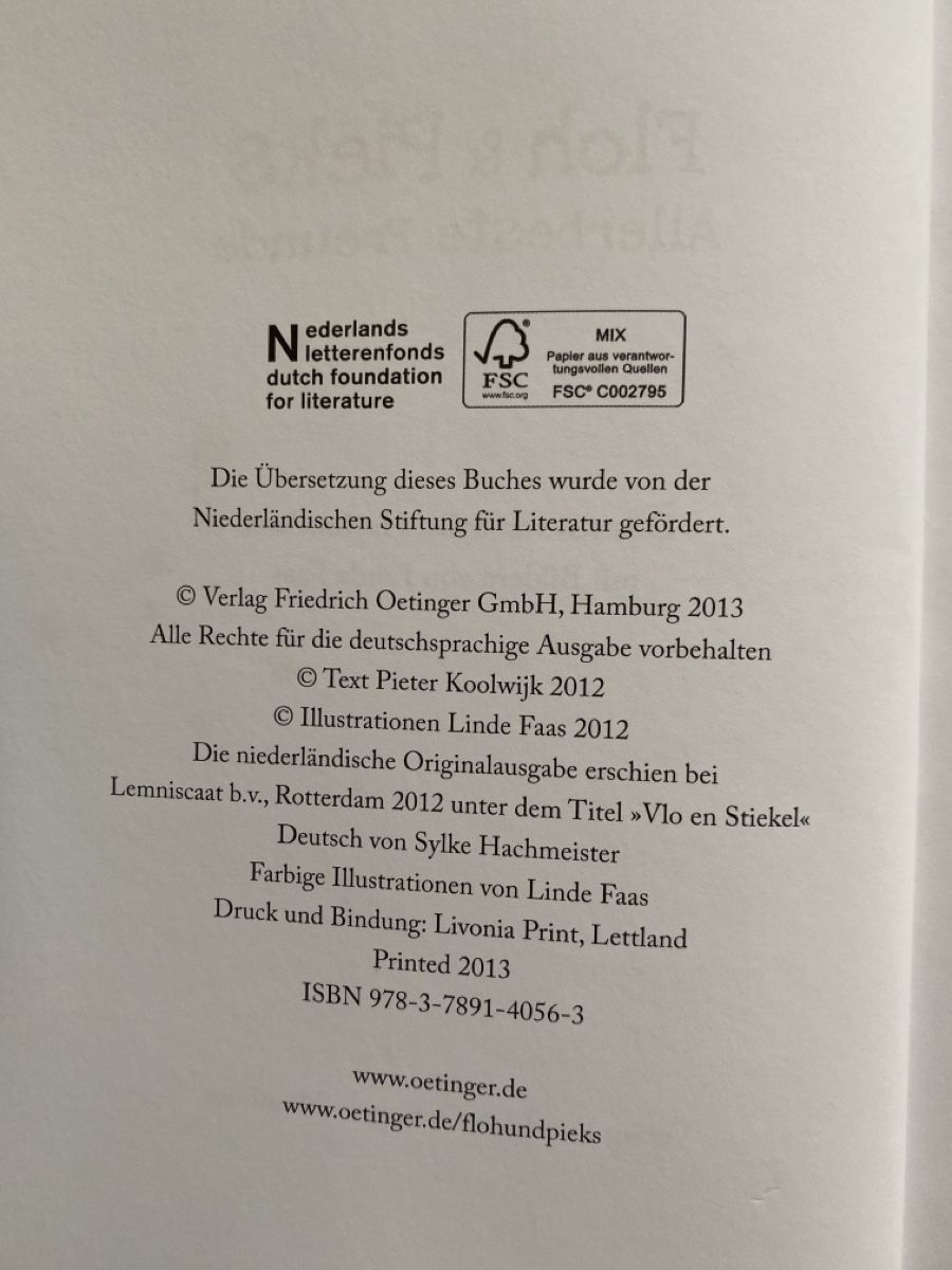Livres: Floh & Pieks: Allerbeste Freunde - Kinderbuch – Neuf (Voir description) à Dallenwil par kavogt6 3