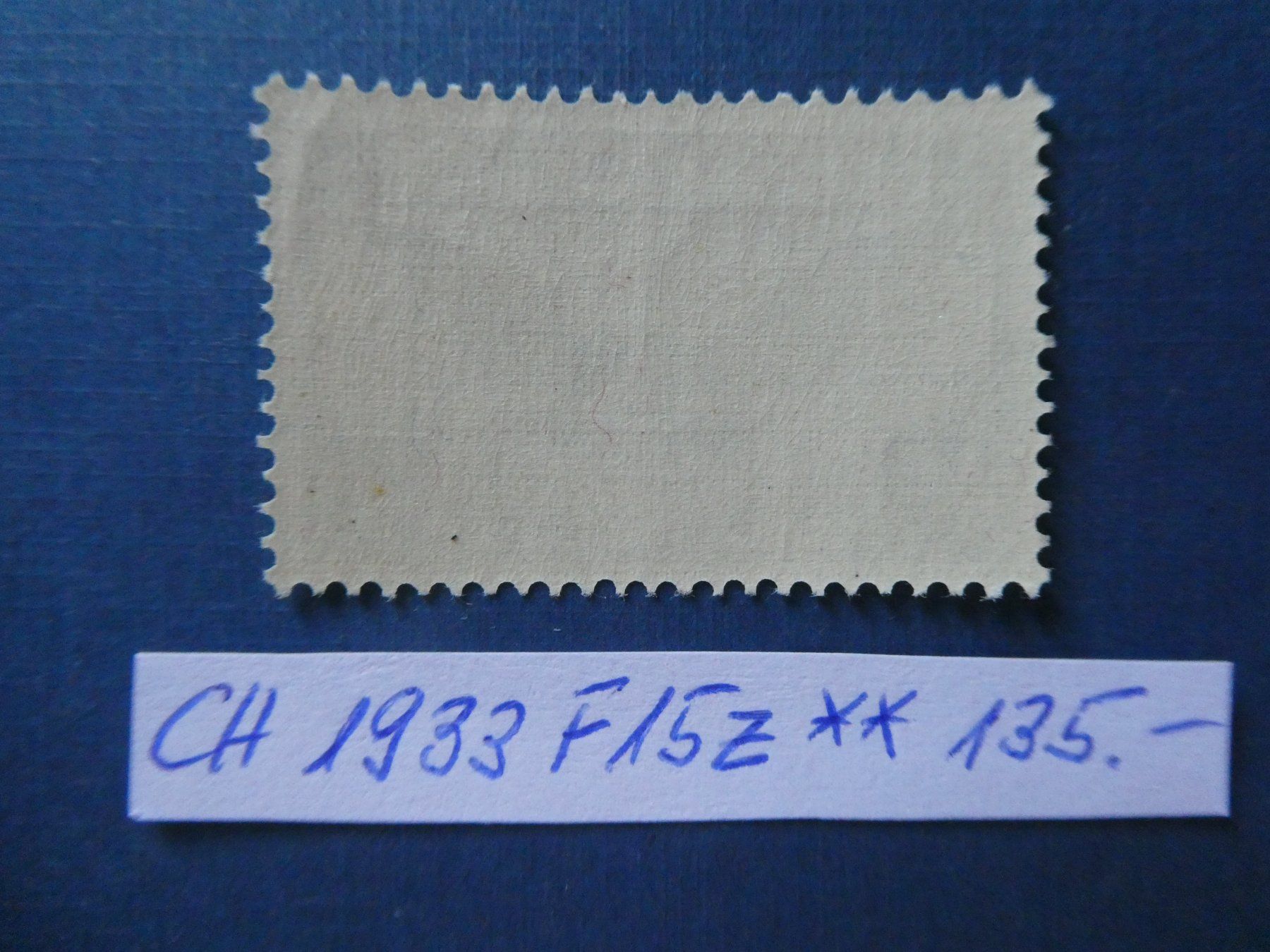 Tutti i francobolli: CH 1933 F15z postfrisch ** – Usato da Lausen venduto da Herbamare01 1
