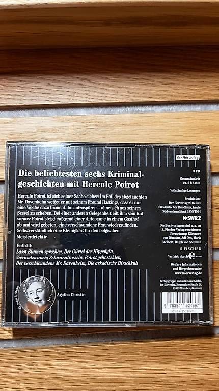 Hörbücher: Agatha Christie: 6 Kriminalgeschichten mit Poirot | 3 CDs – Gebraucht aus Aarau von fij_wn2r 1
