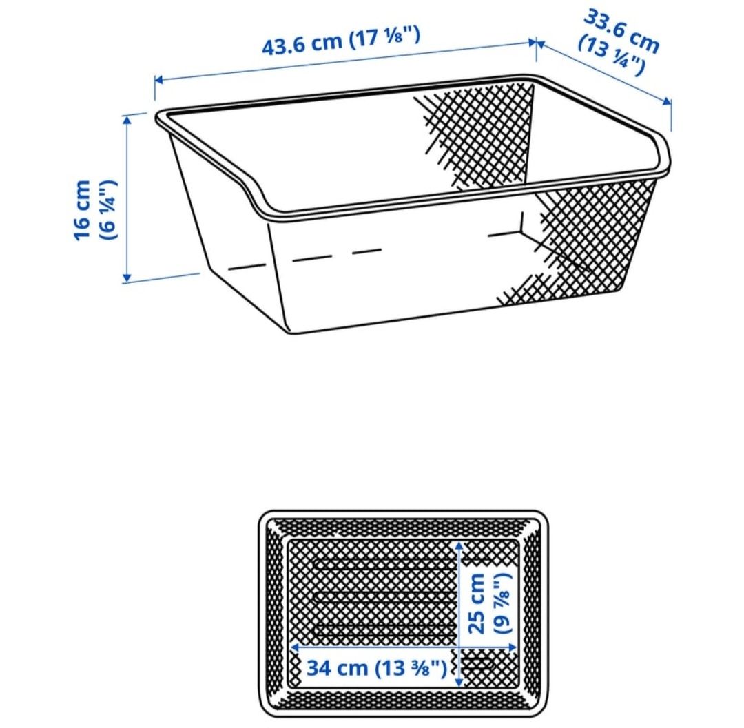 Ikea Altro per la casa: IKEA Komplement Korb, weiss, neu, 43x34x16cm – Nuovo e nell'imballaggio originale da Zürich venduto da _Meli 1