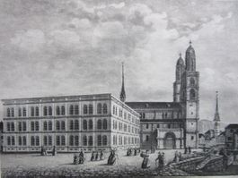 ZÜRICH (AQUATINTA) AQUATINTA AUF BÜTTENPAPIER