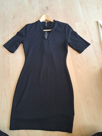 Cocktailkleid schwarz, strech, Grösse M.