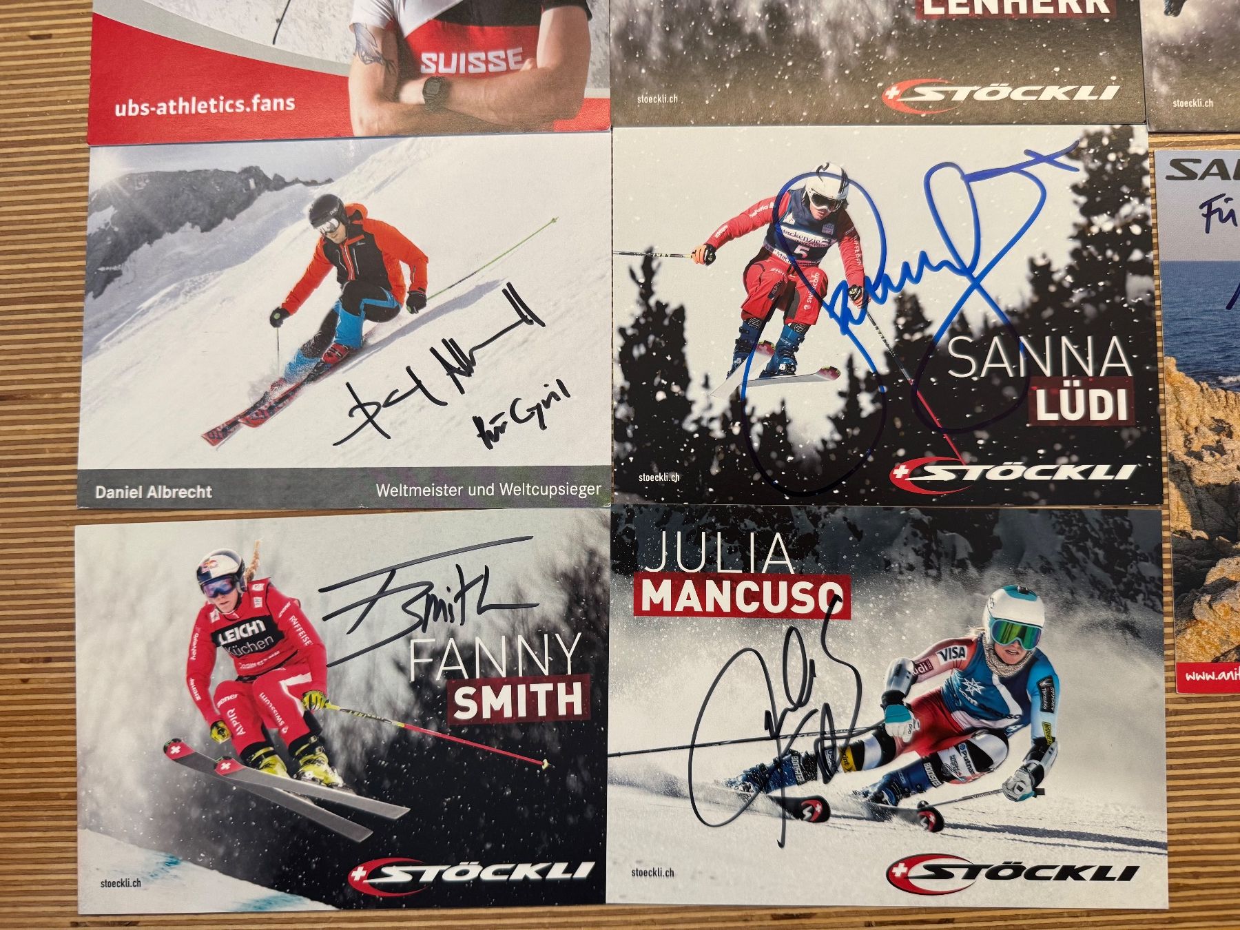 Autographes: Diverse Autogrammkarten – D'occasion à Kestenholz par cvx_889vv 2