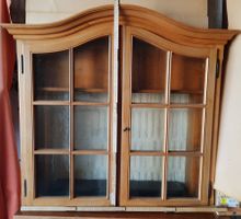 Vitrine, ehemalige Durchreiche Küche-Esszimmer, Barockstil ,