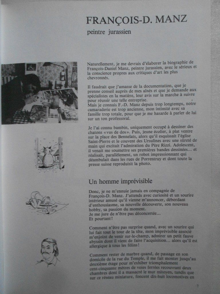 Libri: FRANCOIS - D. MANZ  -  PEINTRE JURASSIEN – Usato da Bex venduto da Giorgiob 5