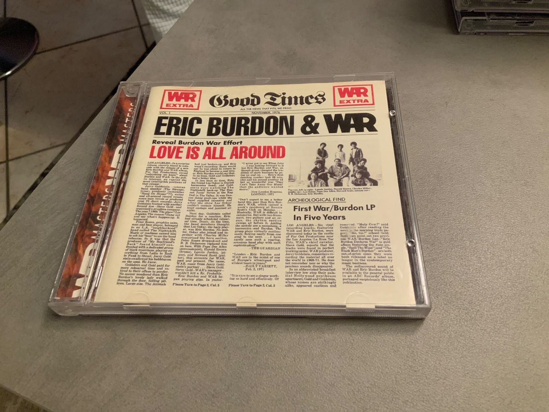 CDs: Eric Burdon, Love is all around, CD – D'occasion à Uster par Macita56