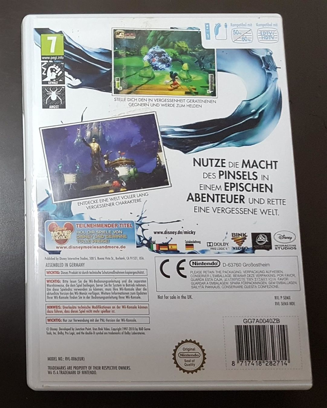 Nintendo Giochi: Disney Micky Epic  Wii – Usato da Schüpfheim venduto da Games_Spielkonsolen 3