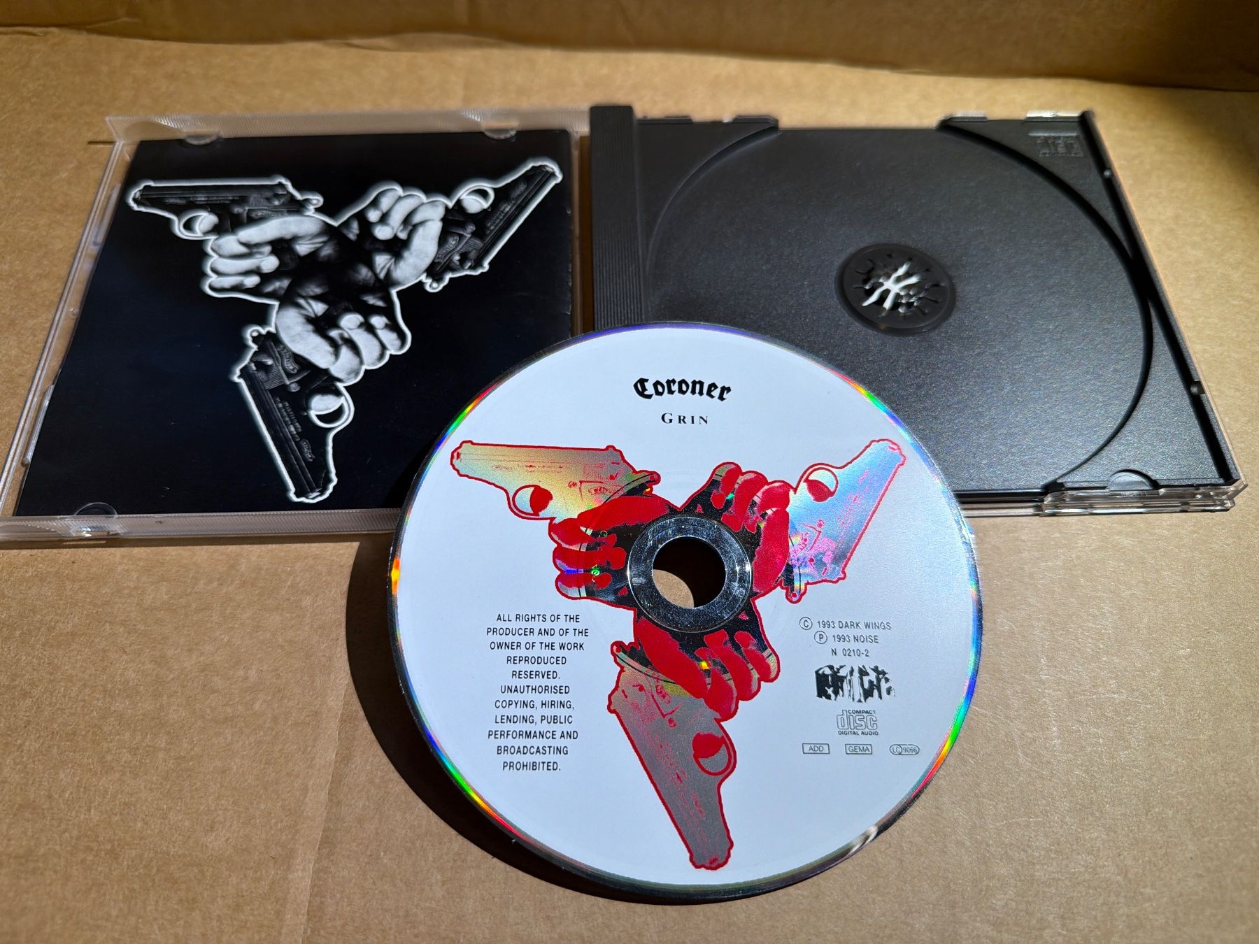 CDs: Coroner – Grin – D'occasion à St.Gallen par CD_jalamusic 2