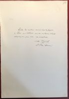 Abbé Alexis Mermet 1866-1937 Autograph PAX MUNDI