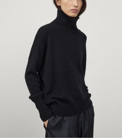 Lisa Yang Heidi Kaschmirpullover Gr. 0 34/36 schwarz