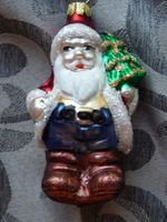 kleiner Weihnachtsmann in Jeans Christbaumschmuck