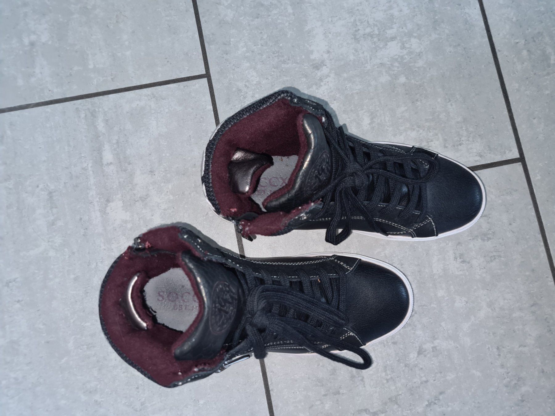Soccx Damenschuhe: SOCCX Turnschuhe Gr. 38 schwarz – Gebraucht aus Killwangen von KIANA08 1