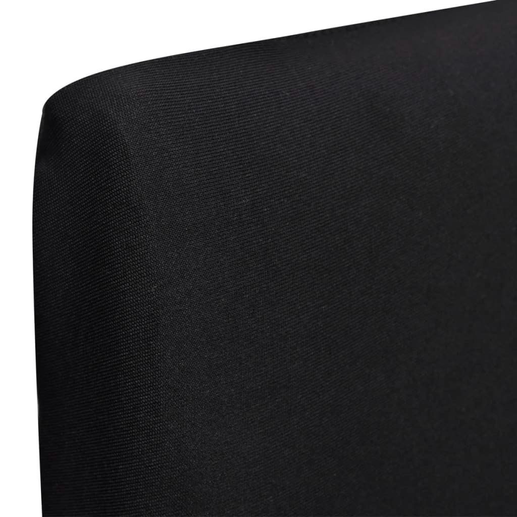 Vidaxl Sedie: vidaXL Stretch-Stuhlhussen Gerade 4 Stk. Schwarz – Nuovo e nell'imballaggio originale da Baar venduto da vidaxl 2