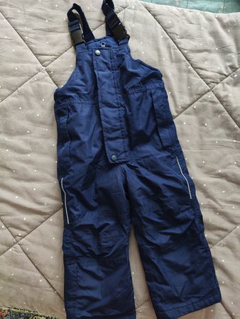 Kinder Skioverall Grösse 86/92 warm gefüttert dunkelblau