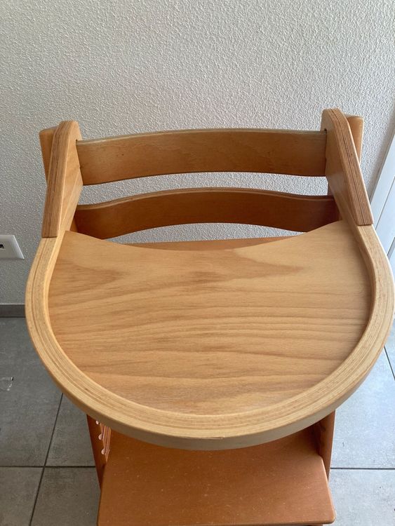 Tripp Trapp Tisch Treppy wie Tray zu Holzbügel und Babyset (Gebraucht ...