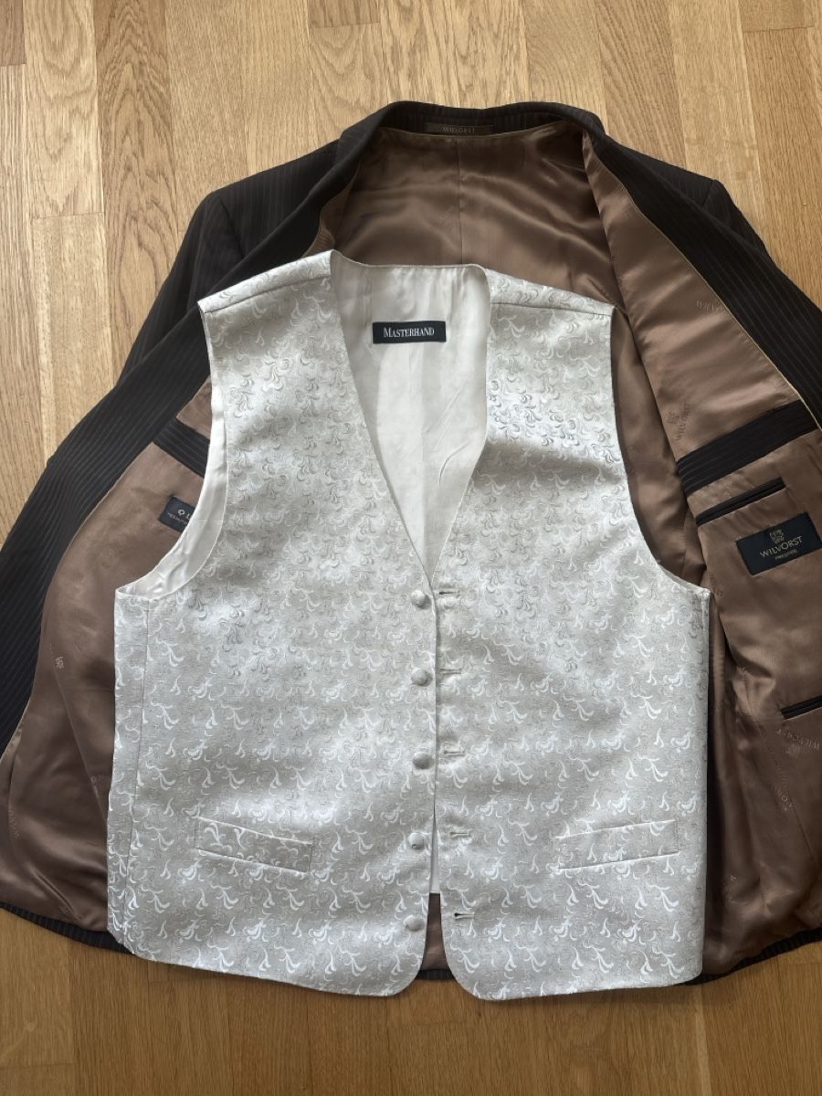 Costumes: Wilvorst Herren Anzug dunkelbraun Grösse 50 – Neuf (Voir description) à Brittnau par iBazuka 3