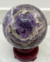 Chevron Amethyst Kugel E 100mm 1.4kg