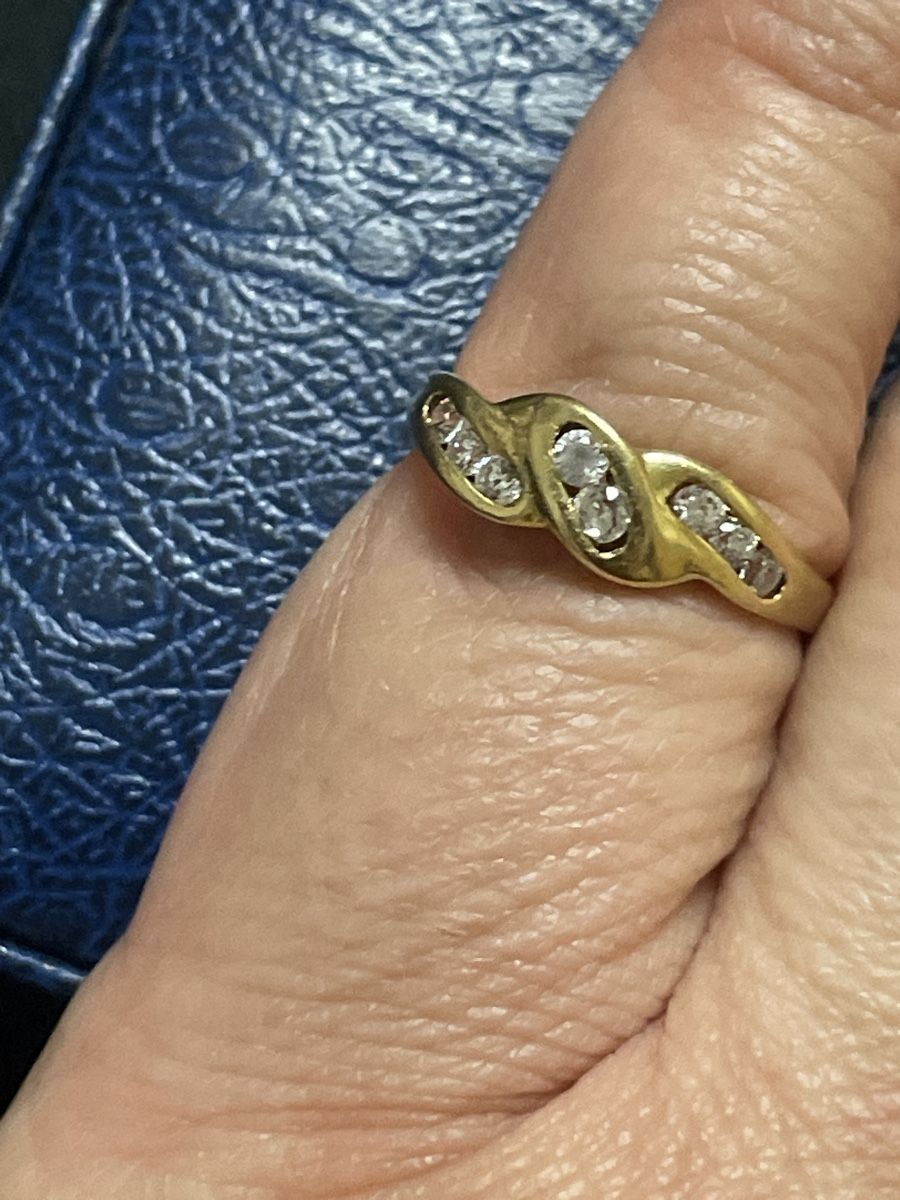 Anelli: Bague en or 18 carats taille 53 – Usato da Montreux venduto da Pipo7878