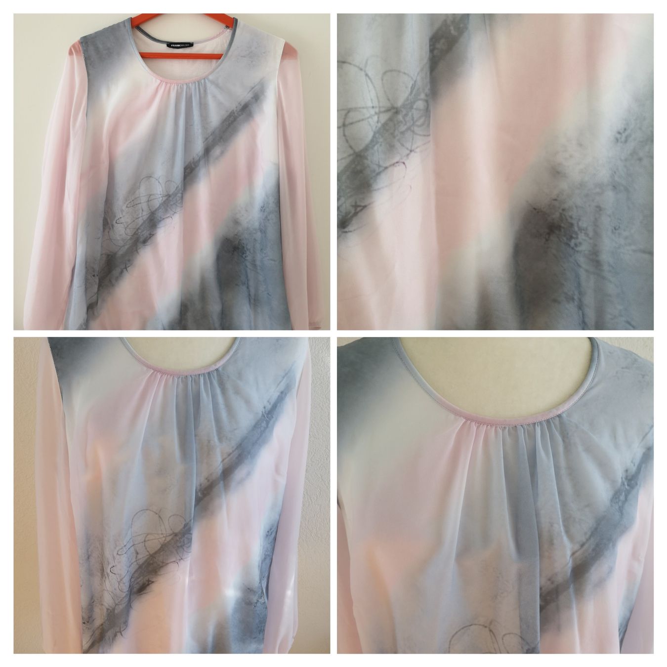 Camicette: Langarm Blusenshirt Gr. 40 - FrankWalder  - Spendenaktion – Nuovo (secondo la descrizione) da Unterkulm venduto da Beljasch