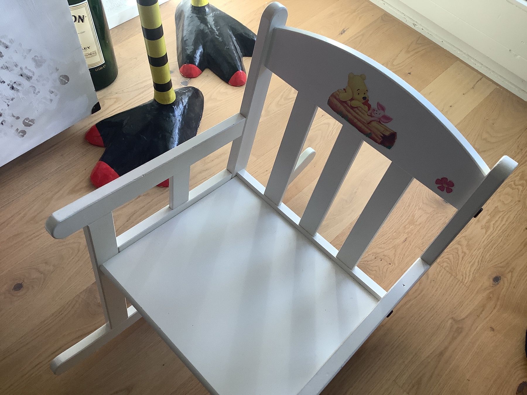 Stühle: Kinderschaukelstuhl weiss – Gebraucht aus Oberengstringen von Pepper6 1