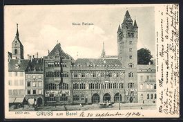 Basel, Neues Rathaus mit Nachbargebäude